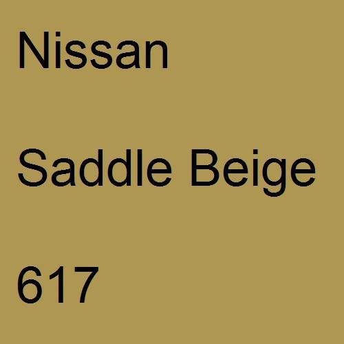 Nissan, Saddle Beige, 617.